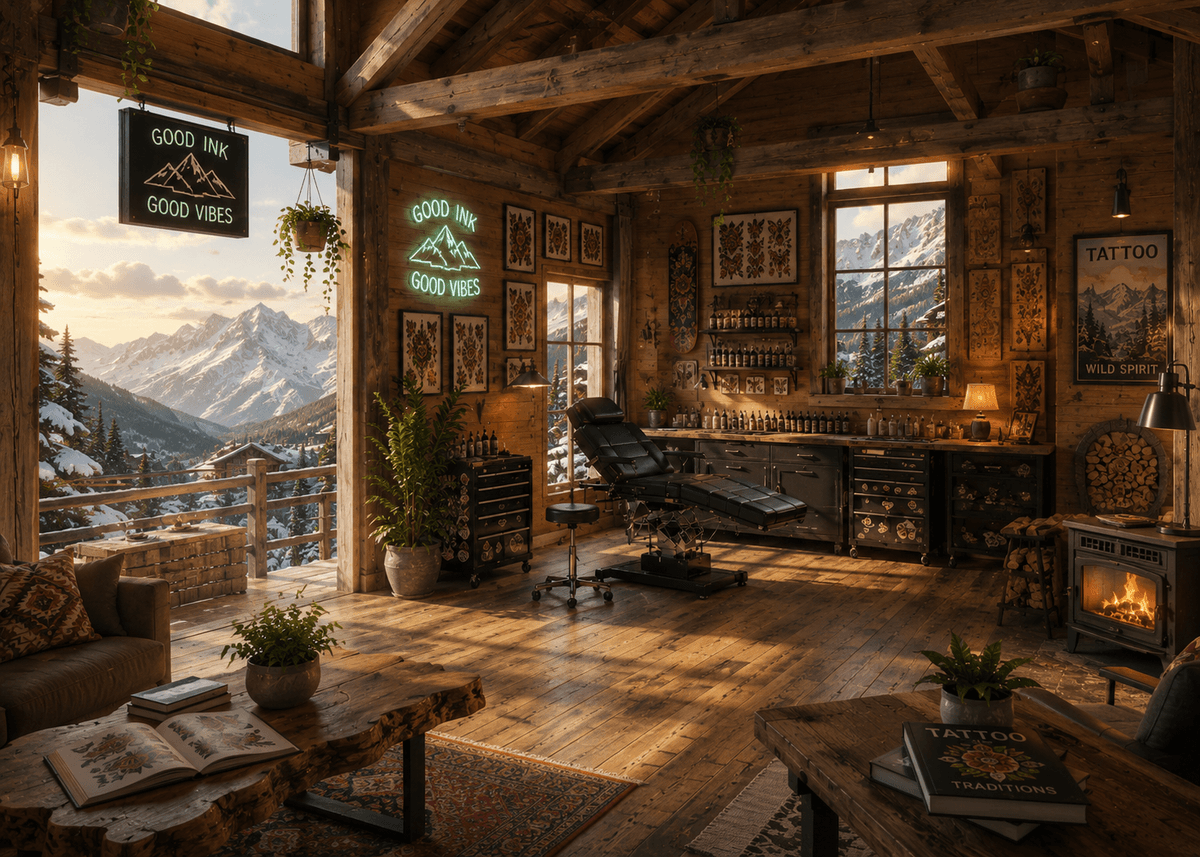Paysage montagneux et tatouage — trouver un tatoueur InkMeet